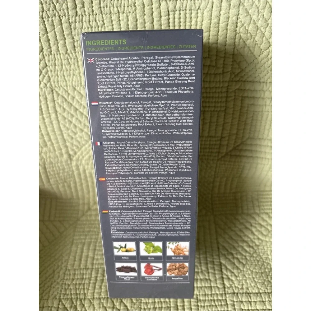 Nova Hair Dye Shampoo Light Brown 3-in-1 Gray Coverage 6.76 oz Sealed Ex 2027